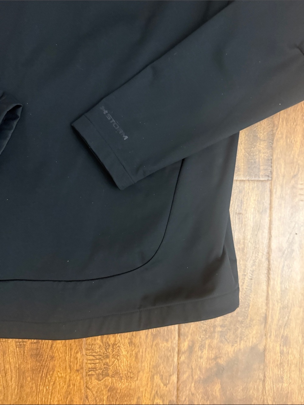 Under Armour Black Vertical Logo Full-Zip Performance Jacket - Picture 15 of 16